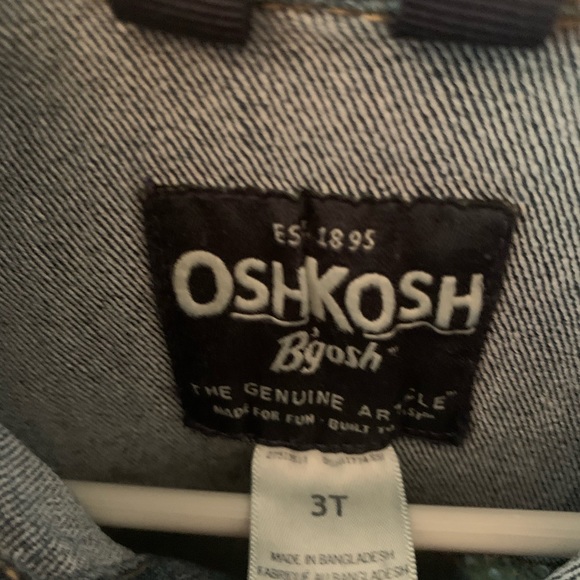 Oshkosh Bigosh toddler unisex Jean jacket - Picture 3 of 4